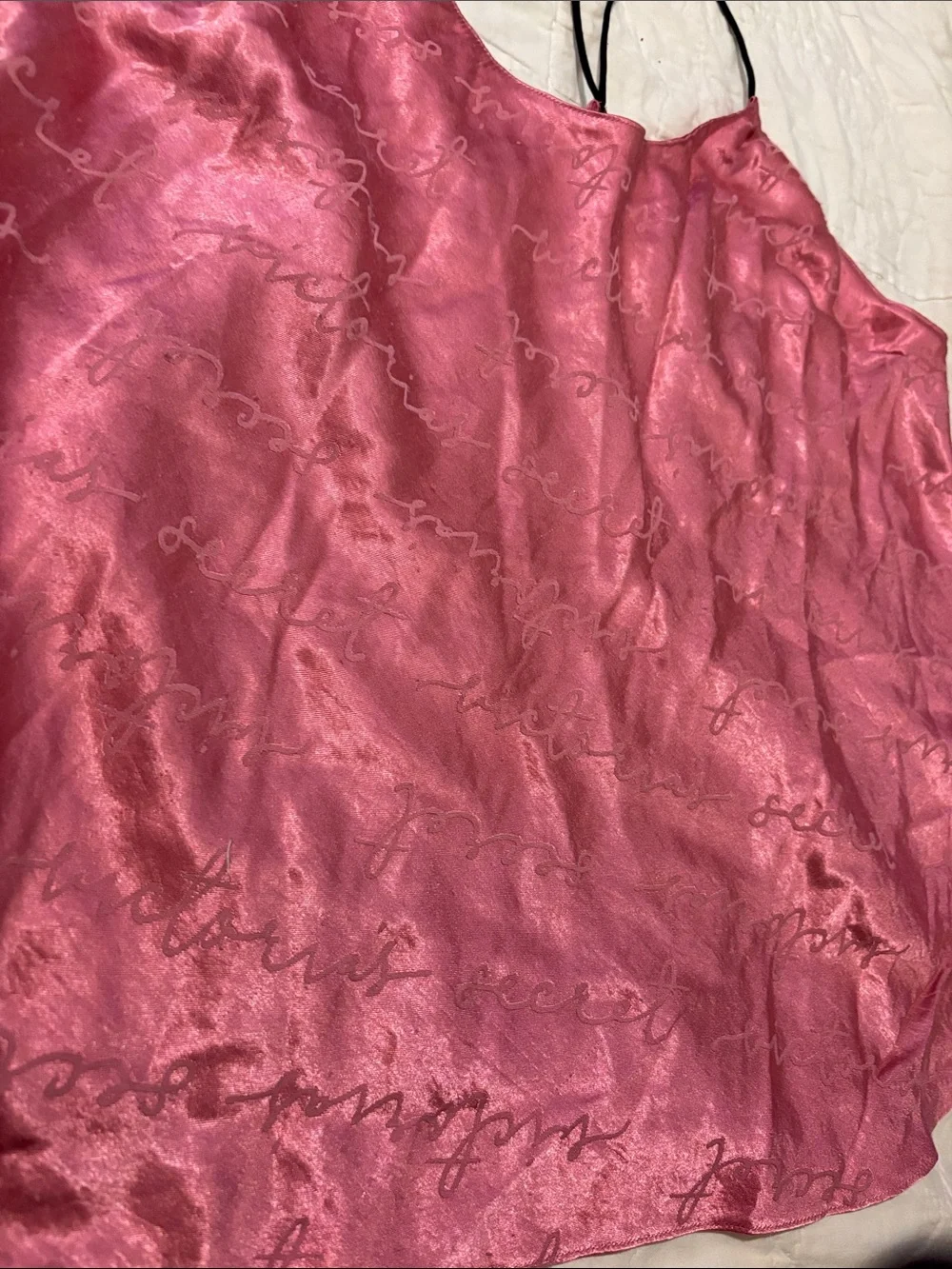 Victoria's Secret Pink Satin Cami & Shorts Pajama Set